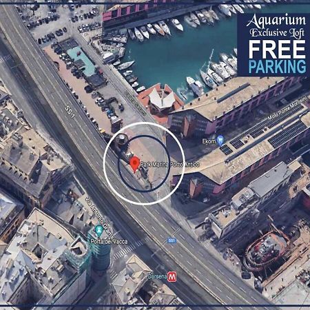 Ferienwohnung Aquarium Exclusive Loft - Private Parking Genua Exterior foto